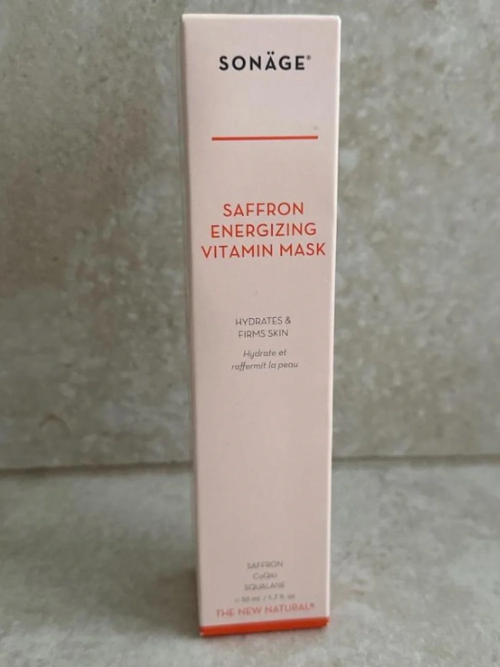SONAGE Saffron Energizing Vitamin Mask NEW!